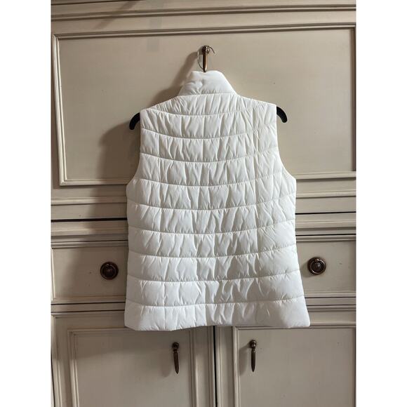 Style & Co Medium Ivory Puffer Vest - Picture 4 of 6